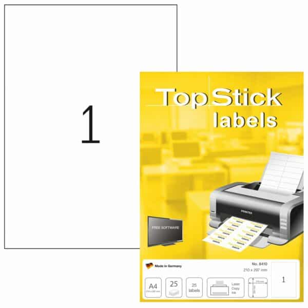 A4 Sheet labels for office printers