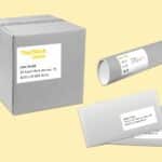 Labels, Copier/Laser/Inkjet, 97 x 42mm, White, Paper, Permanent adhesive, A4 [300 labels] - Image 4