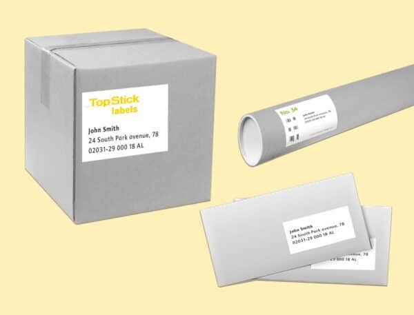 Labels, Copier/Laser/Inkjet, 210 x 297mm, White, Paper, Permanent adhesive, A4 [100 labels] - Image 3
