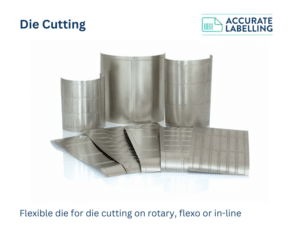 Flexible die for die cutting on rotary, flexo or in-line