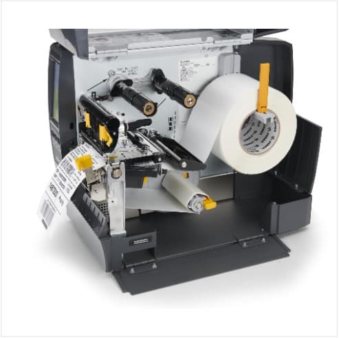 image of ZT231 printer with door open