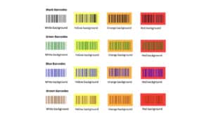 Good colours for barcodes