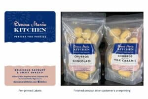 Label Overprinting before with Preprinted Labels plus after with Thermal printing